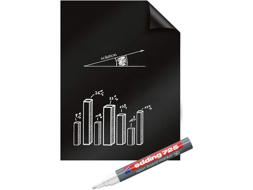 Legamaster Magic Chart, Blackboard Foil, Size: 60x80cm, 25 Sheets+1 marker 7-159200 - Altimus