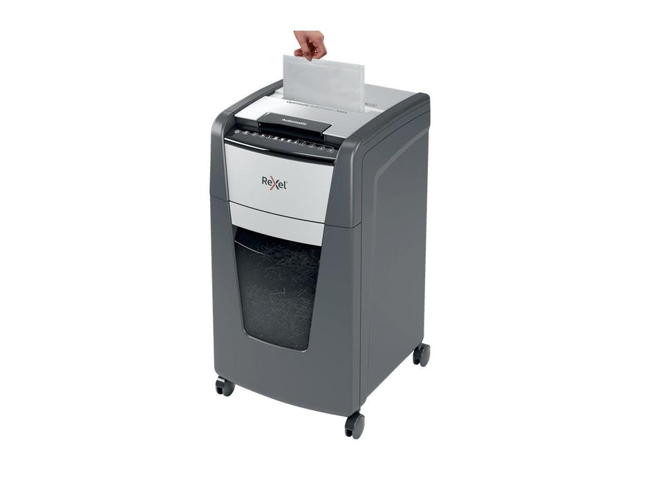 Rexel Optimum AutoFeed+ 300X Automatic Cross Cut Paper Shredder - Altimus