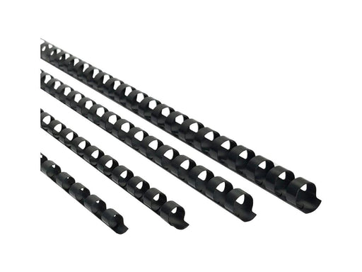 Partner 8mm Comb Binding Rings 100/box Black - Altimus