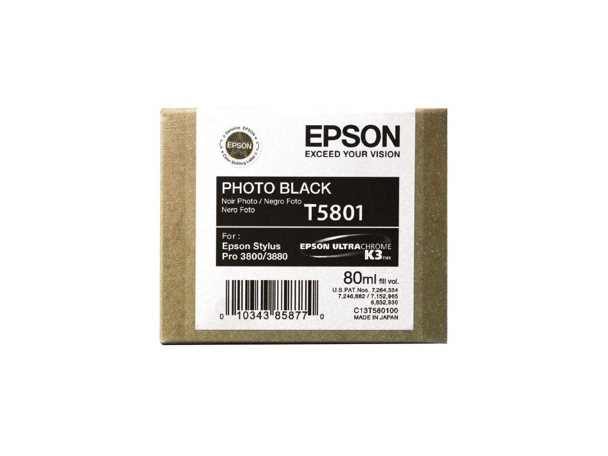 Epson C13T580100 80ml Photo Black Ink Cartridge - Altimus
