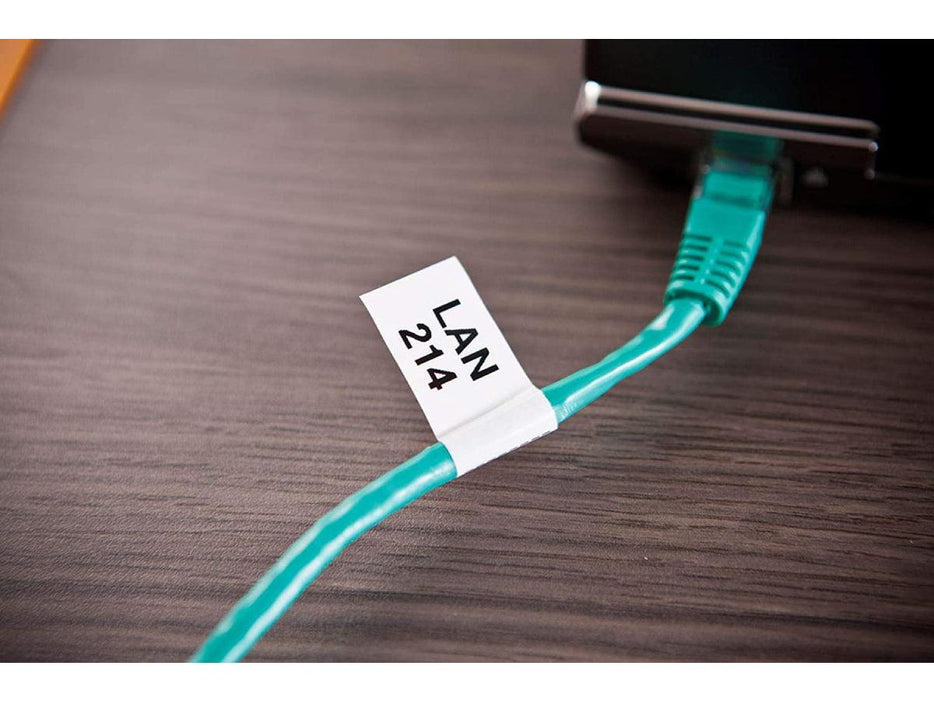 Brother TZe-FX241 Laminated Flexible Tape Black on White 18mm x 8mm - Altimus