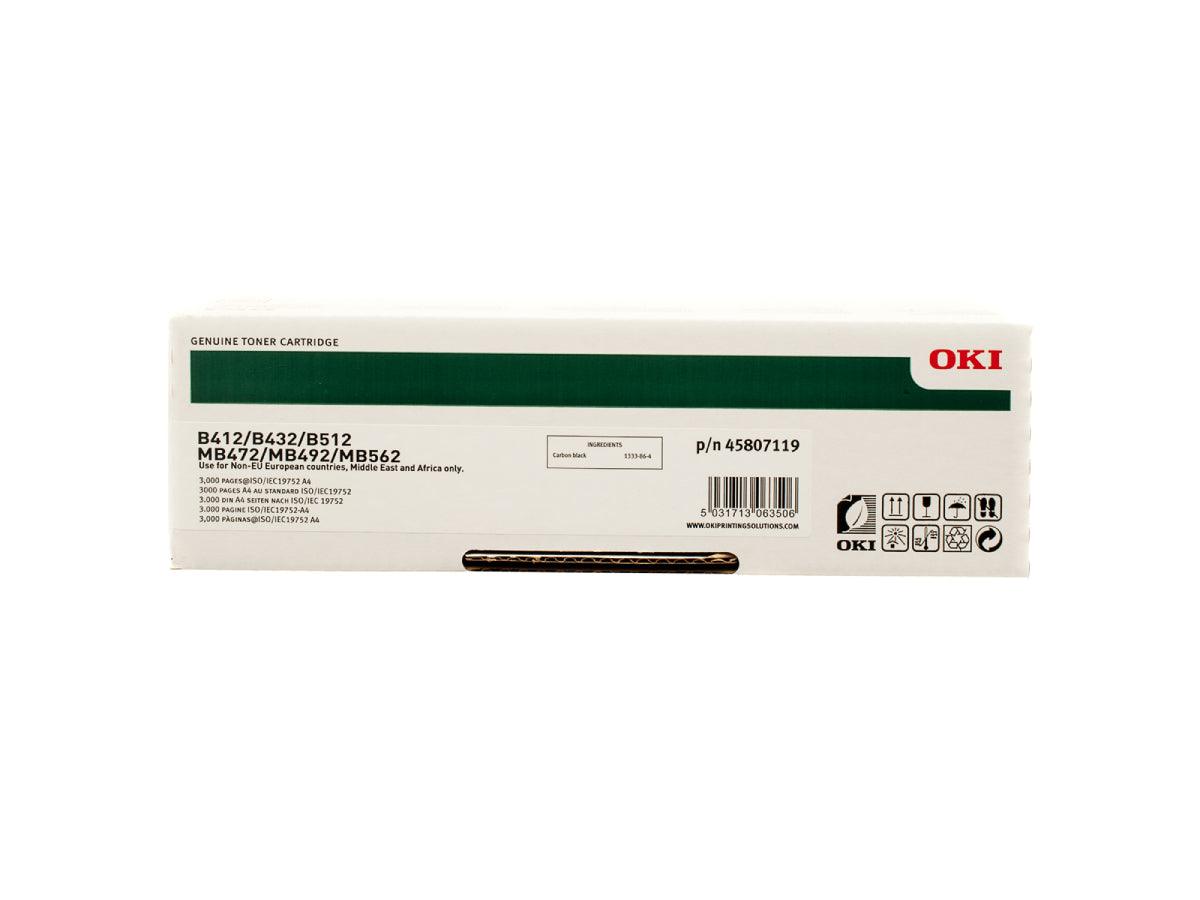 OKI 45807119 Black Toner Cartridge - Altimus