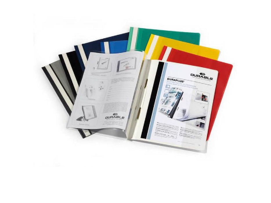 Durable DURAPLUS Presentation Folder with cover pocket, A4, Grey - Altimus