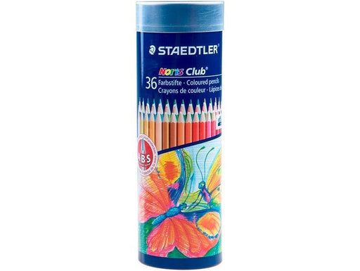 Staedtler 144 Noris Club Colouring Pencils - Cylinder, Assorted (Set of 36) - Altimus