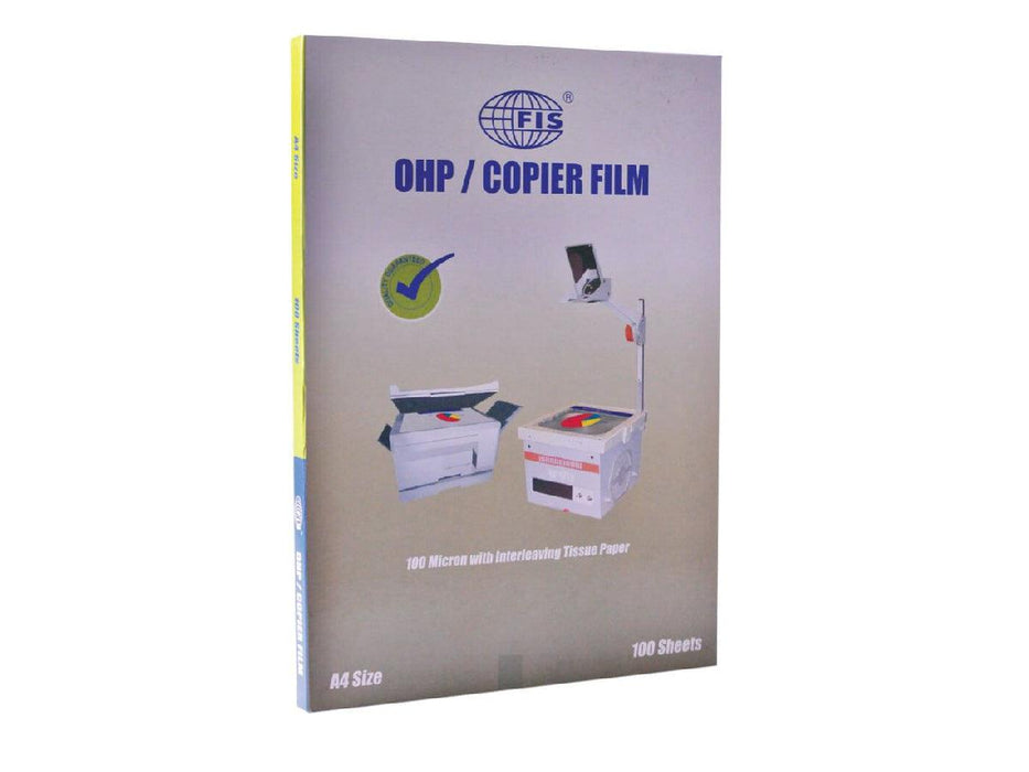 FIS OHP-Copier Film A4, 100mic, 100sheets-pack - Altimus