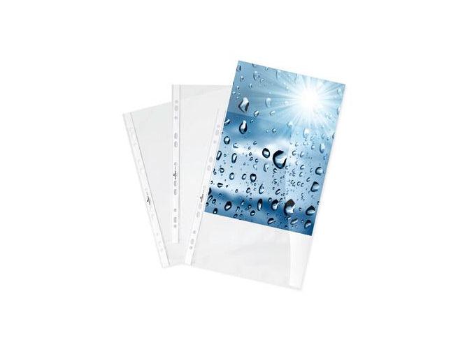 Durable 2676 Punched Pockets A4, Premium Quality, Glass Clear, 80 micron, 100/box - Altimus