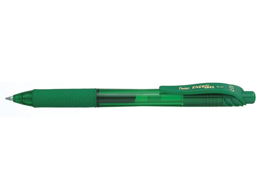 Pentel BL107 Energel-X Liquid Gel Pen Green Dubai Abu
