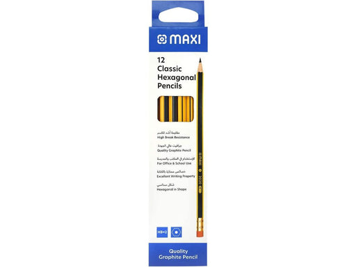 Maxi HB Pencil with Eraser Tip 12/box - Altimus