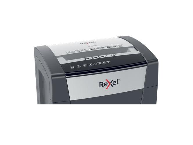 Rexel Momentum P420+ Jam Free Cross Cut Paper Shredder - Altimus