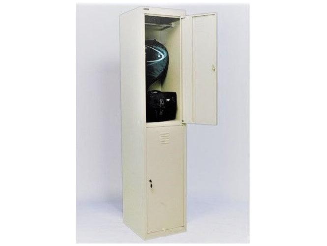 Rexel 2 Door Locker, 180x37.5x46 cm. RXL202ST (Off White) - Altimus