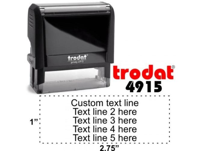 Trodat 4915 Customized Stamp - Blue - Altimus