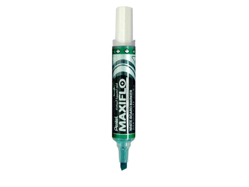 Pentel MWL6 Maxiflo Chisel Tip White Board Marker, Green - Altimus