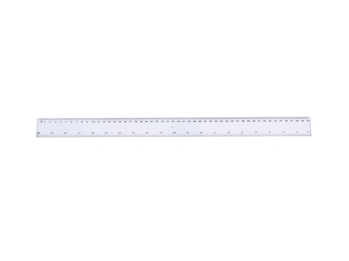 50 Cm Distance Ruler Plastic Ruler 50 cm, Clear | Dubai & Abu Dhabi, UAE | Altimus.Office