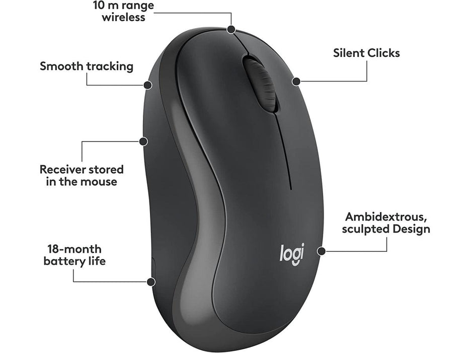 Logitech MK295 Silent Wireless Keyboard and Mouse Combo - Altimus
