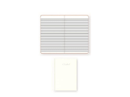 A5 Hard Cover Notebook, Single Ruled, Round Corner - 100 Sheets - White (FSNBA5SL301) - Altimus