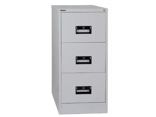 Hadid 3 Drawers Metal Filing Cabinet, White - Altimus