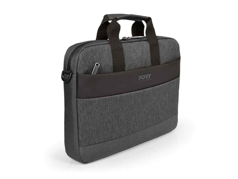 Port Designs Boston Top Loading Laptop Bag, 15.6inch - Black (135069) - Altimus