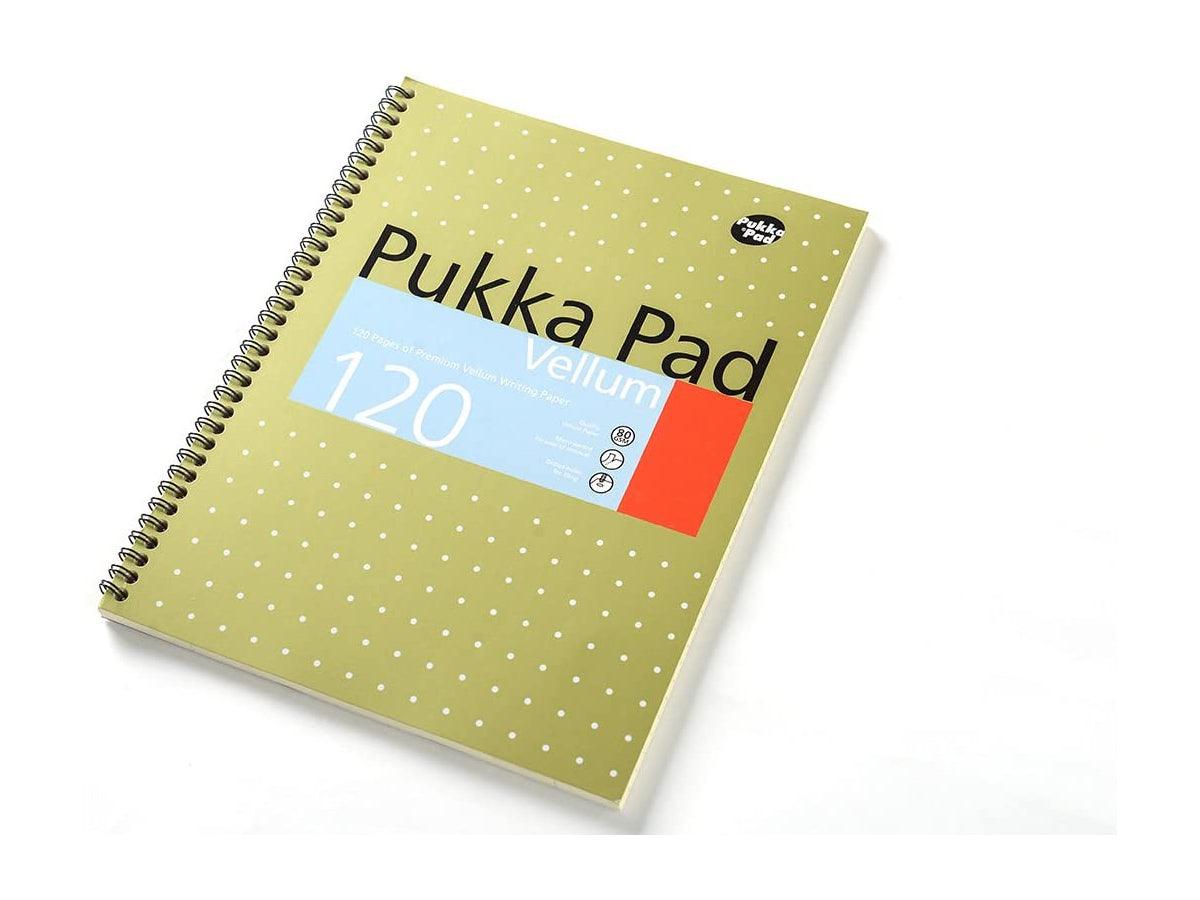 Pukka Pad VJM/1, A4 Notebook Wirebound Vellum 80gsm Ruled and Margin 120 Pages - Altimus