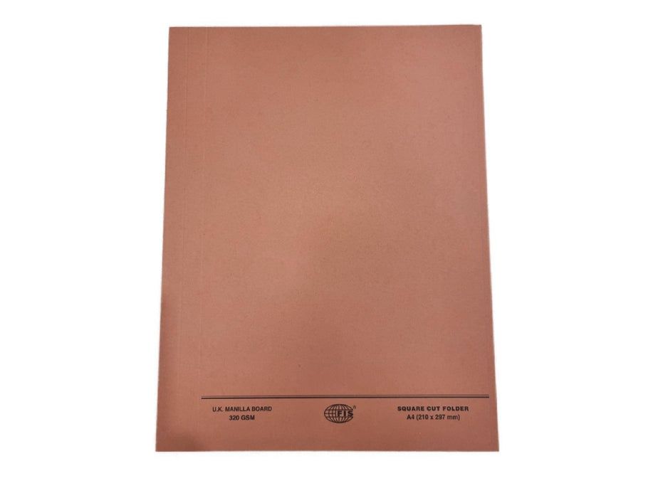 Square Cut Folder A4, 10/pack, Orange
