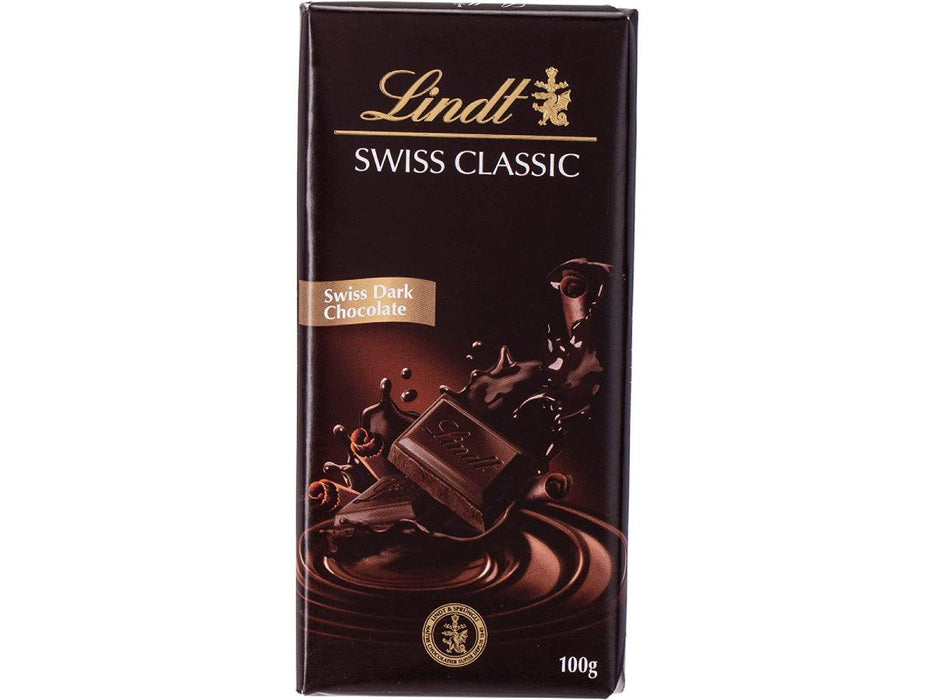 Lindt Swiss Classic chocolat noir 100G - Bonheur Home