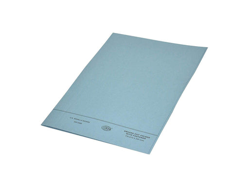Square Cut Folder FS With Fastener, Blue - Altimus