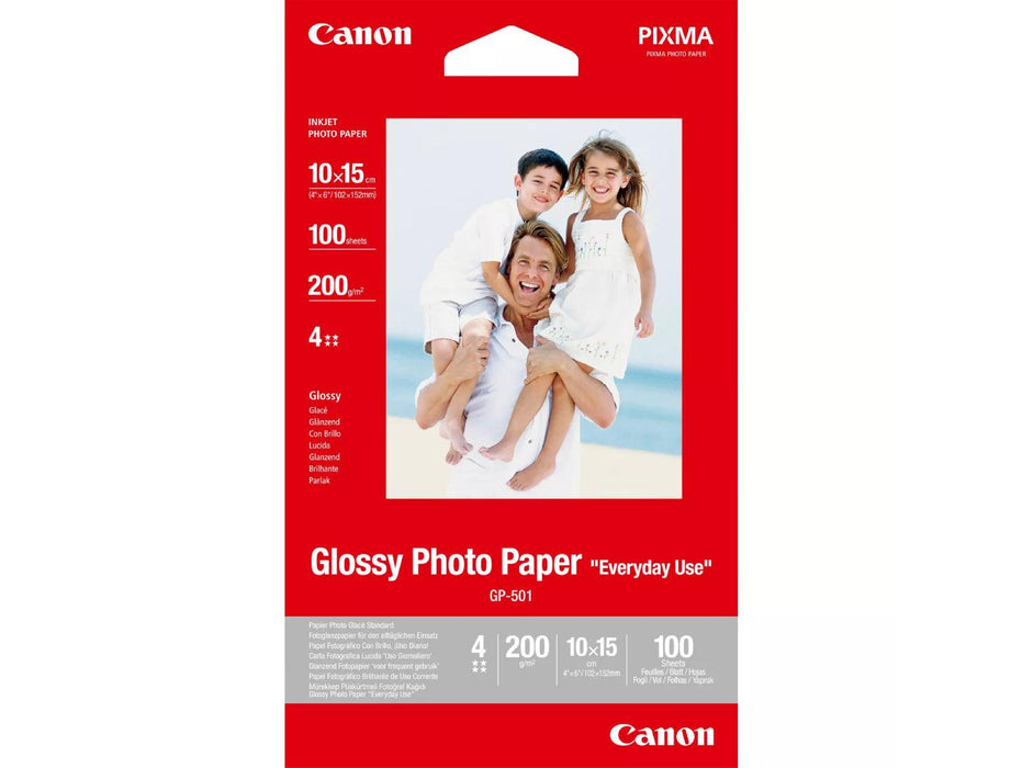 Canon GP-501 Glossy Photo Paper 4x6" - 100 Sheets/pack - Altimus