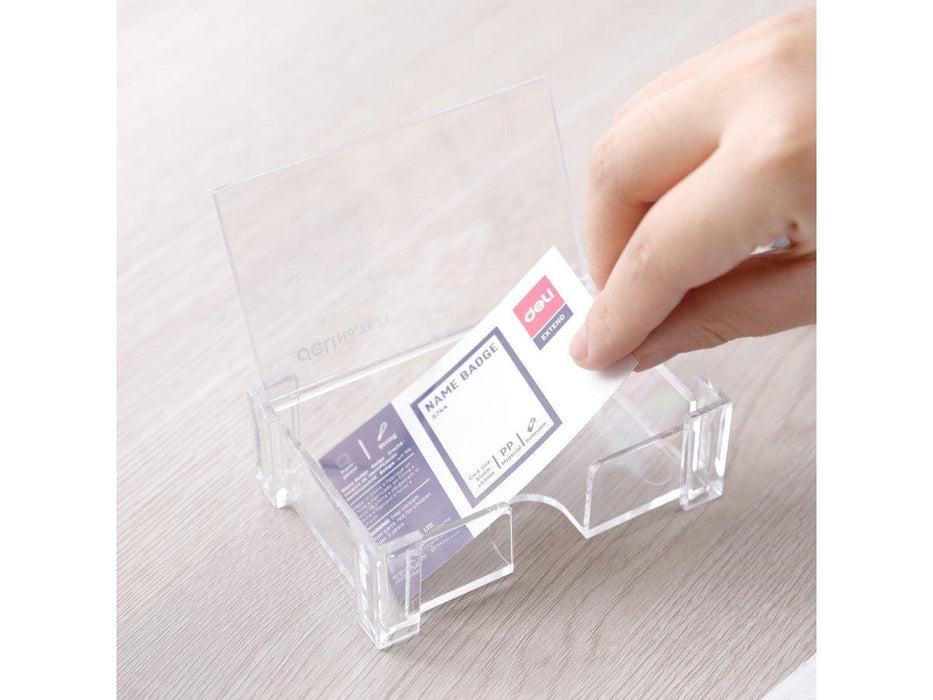 Deli Clear Acrylic Business Card Holder - Altimus