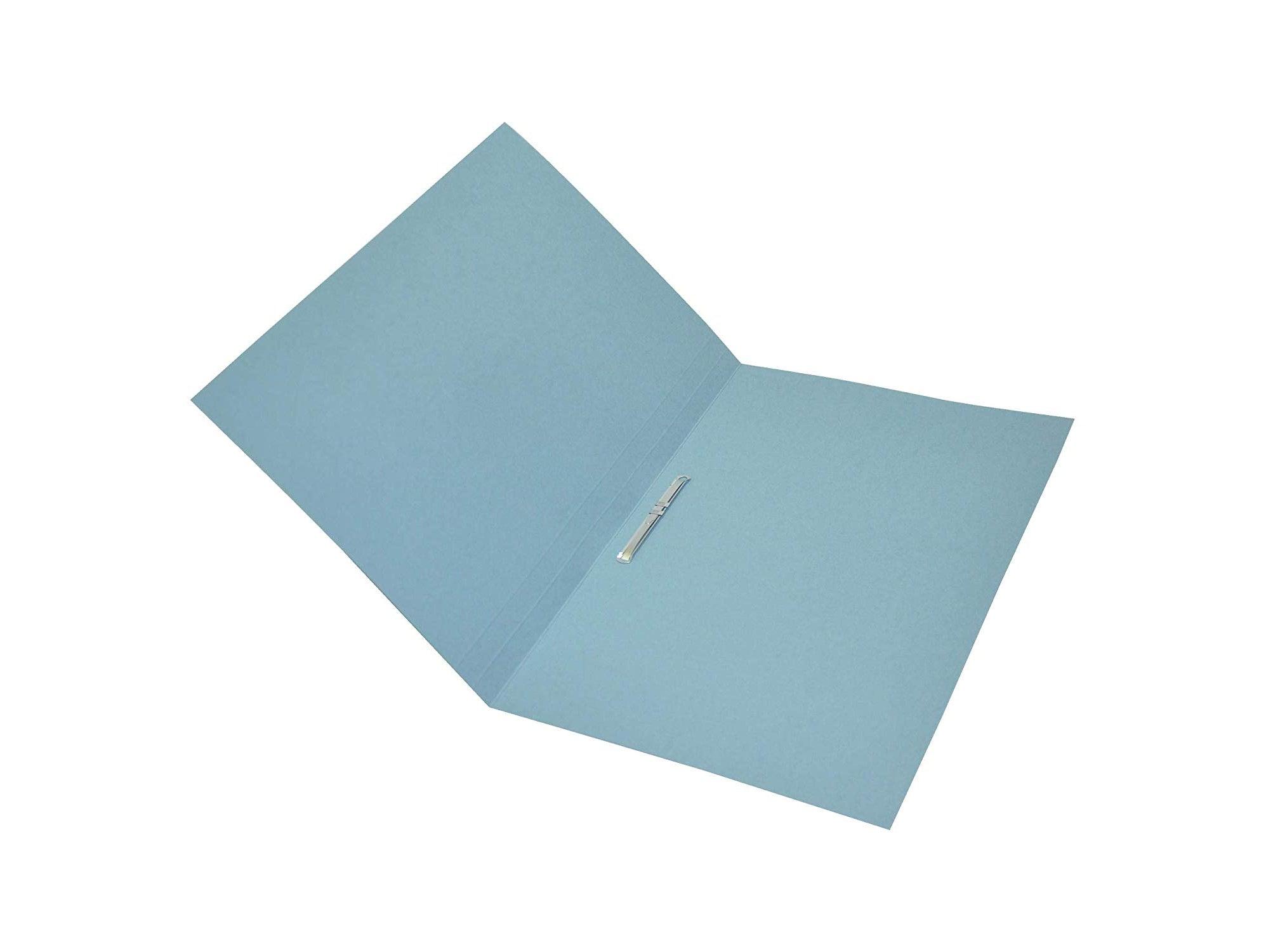 Square Cut Folder FS With Fastener, Blue - Altimus