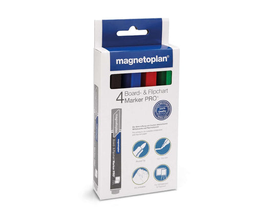 Magnetoplan COP 12281 Dry Erase White Board Marker, Assorted (Pack of 4) - Altimus