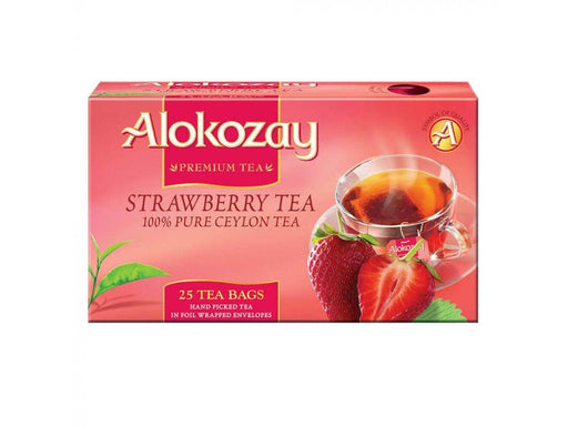 Alokozay Strawberry Tea - 25 Tea Bags in Foil Wrapped - Altimus