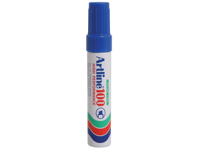 Artline 100 Jumbo Permanent Marker-Fine, Blue, (Pack of 12) - Altimus