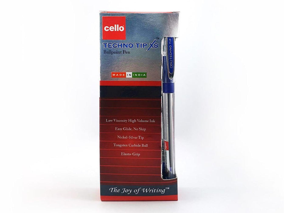 Cello Technotip XS Ball Pen 0.7 mm, Box of 12 Pieces - Blue - Altimus