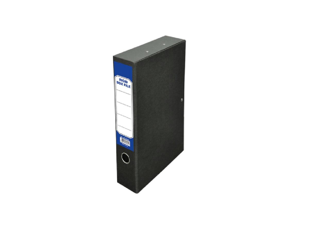 Laminated Rigid Closed Box File F/S Black - Altimus