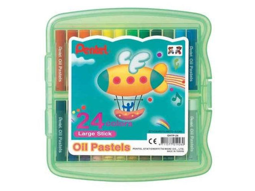 Pentel GHTP Oil Pastels Colors - Large, Assorted (Set of 24) - Altimus