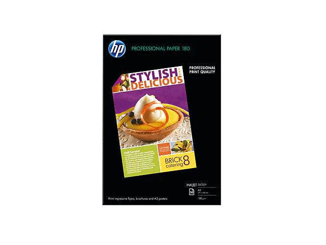 HP Professional Glossy Inkjet Paper, 180 gsm, 50Sheet, A3 - 297x420mm (C6821A) - Altimus