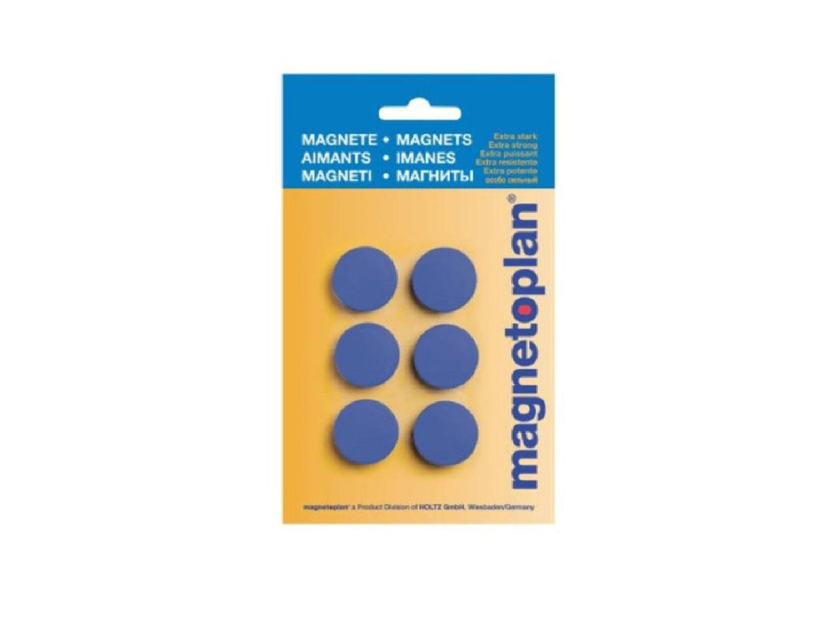 Magnetoplan Discofix Magnet 6pcs-pack Dark Blue COP16645614 - Altimus