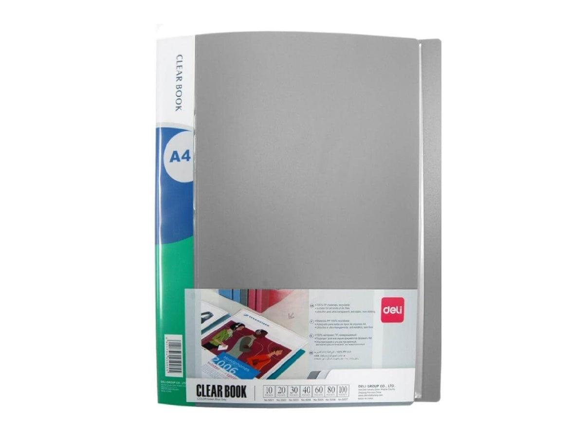 Deli 5005 Clear Book A4 Assorted Colors 60 Pockets - Altimus