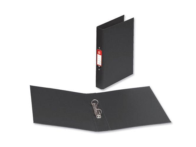 PP Ring Binder A4, 2 Ring 25mm Black [FSBDPPA4BK] - Altimus