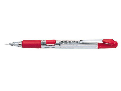 Pentel PD305T Techniclick G Mechanical Pencil, 0.5mm, Red (Pack of 12) - Altimus