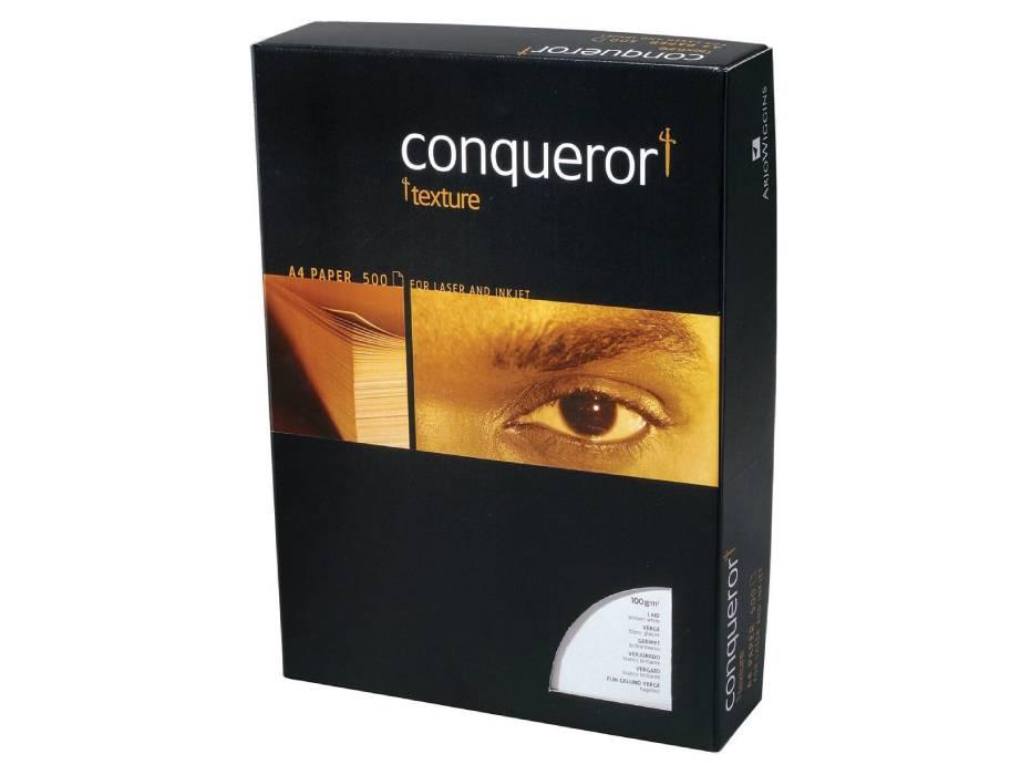 Conqueror Paper, A4, 100gsm, Vellum, Laid Finish, 500sh/Pack - Altimus