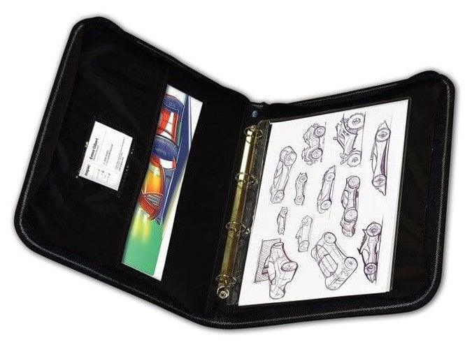 Mapac Quartz Art Portfolio Case A1 Fabric Black [1592] - Altimus