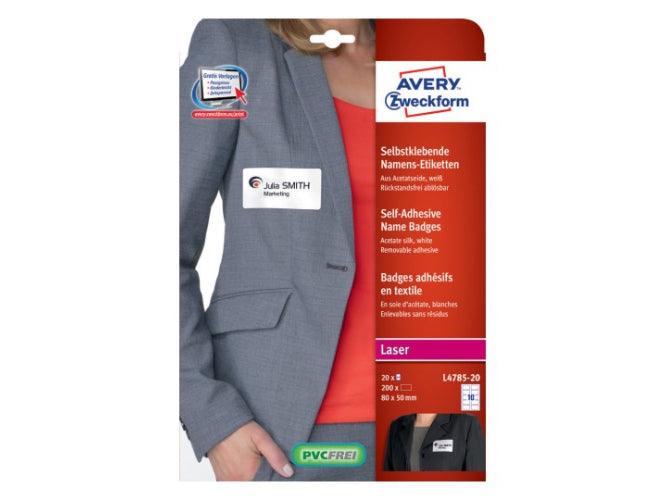 Avery L4785-20 Self-Adhesive Label Rounded Rectangle Removable, 20sheets/Pack - Altimus