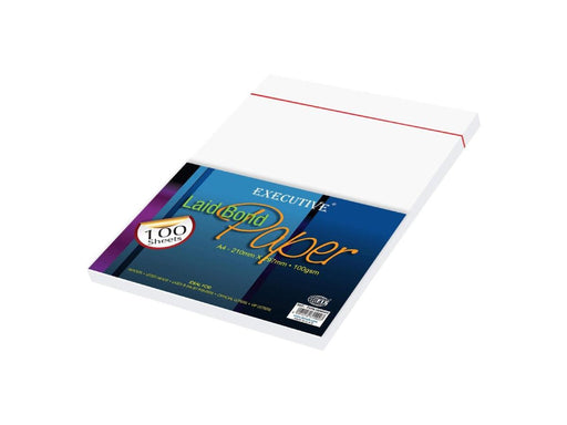FIS Executive Laid Paper A4, 100gsm, 100sheets/pack, Moon White (FSPA100MWH) - Altimus
