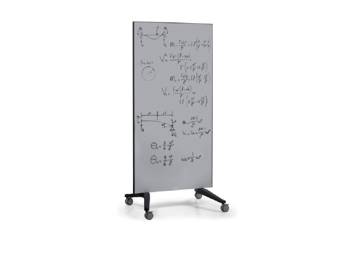 Legamaster Mobile GlassBoard Grey 90 x 175cm Part No. 7-105400 - Altimus