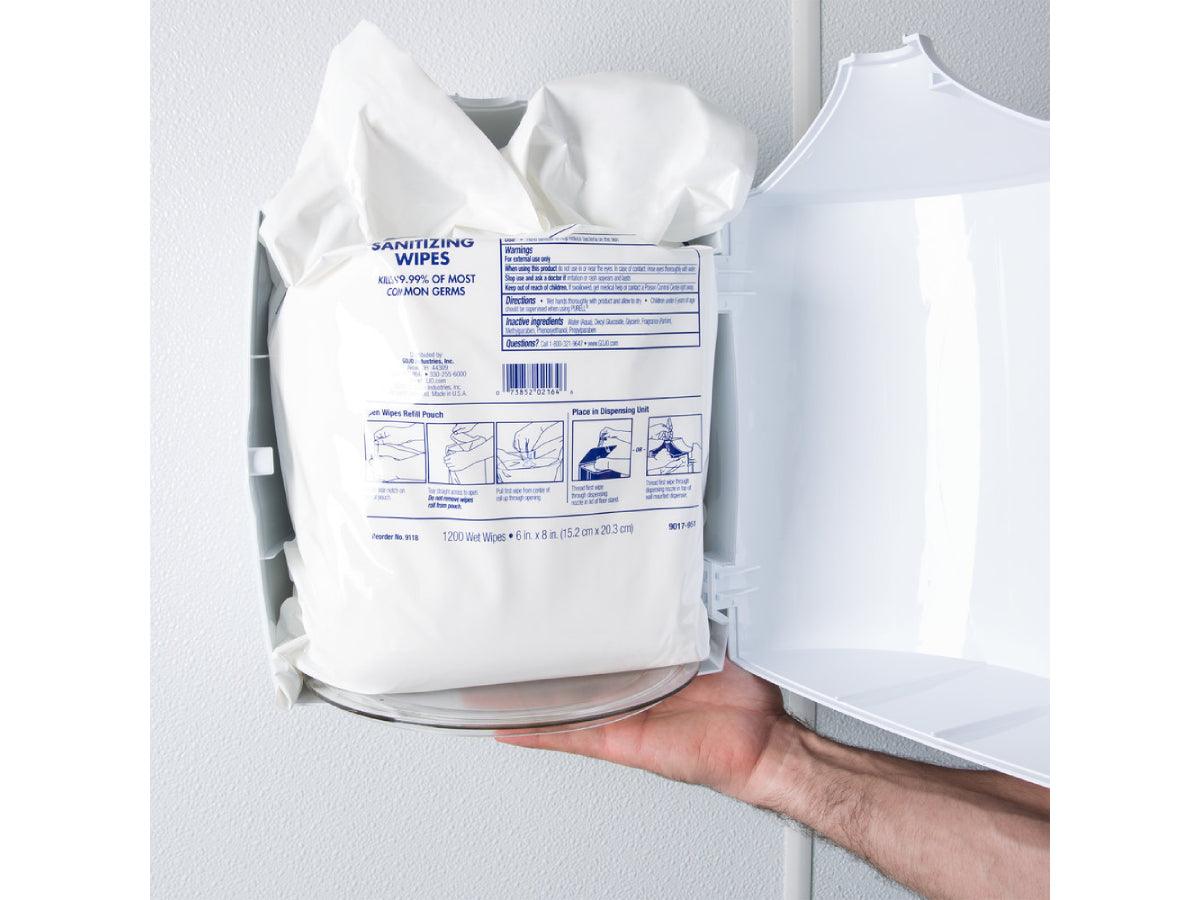 Purell Hand Sanitizing Wipes, Refill Pouch, 1,200 Count (9118-02) - Altimus