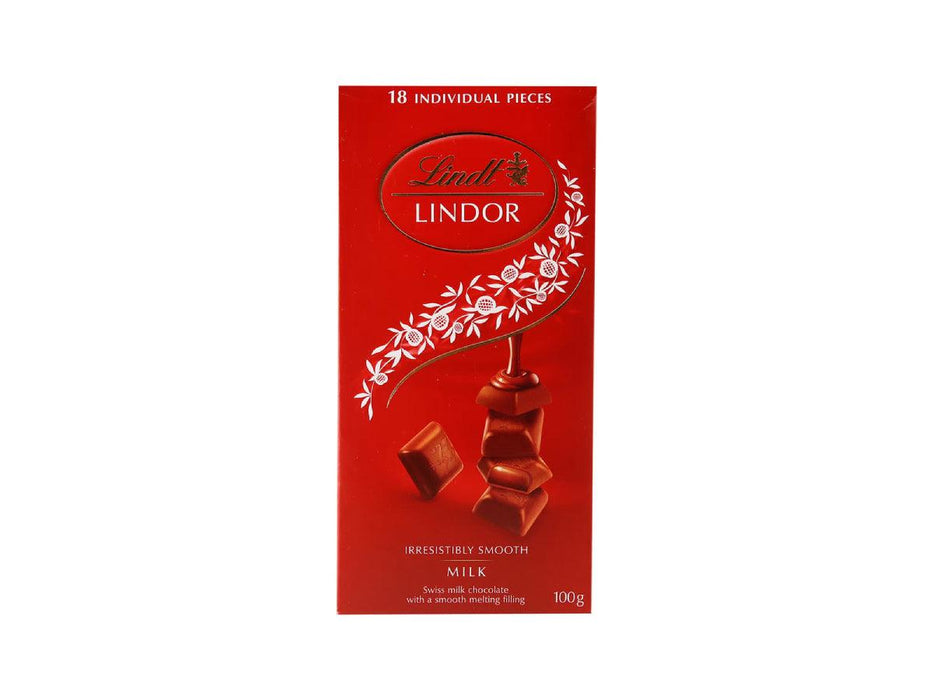 Lindt Lindor Milk Chocolate Bar 100g - Altimus