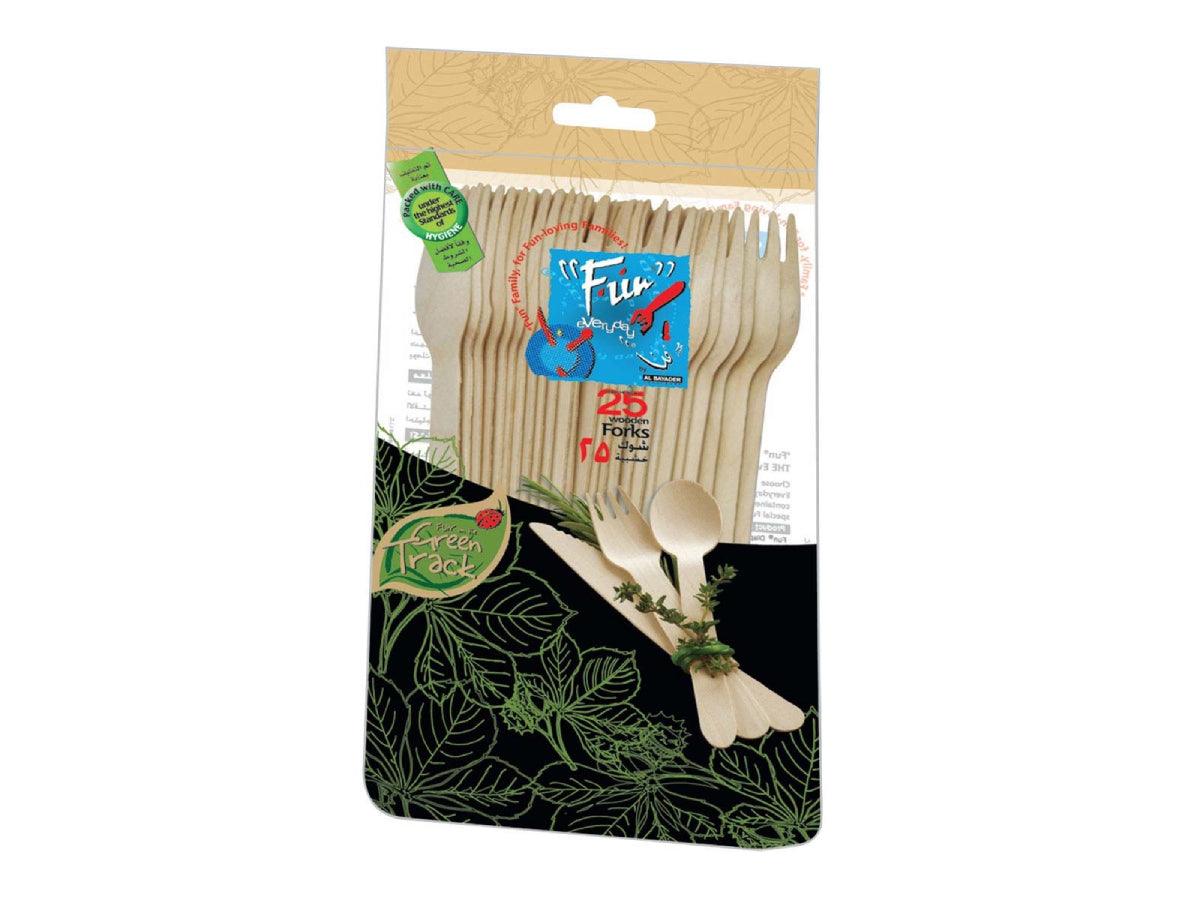 Fun Wooden Forks 25pcs - Altimus