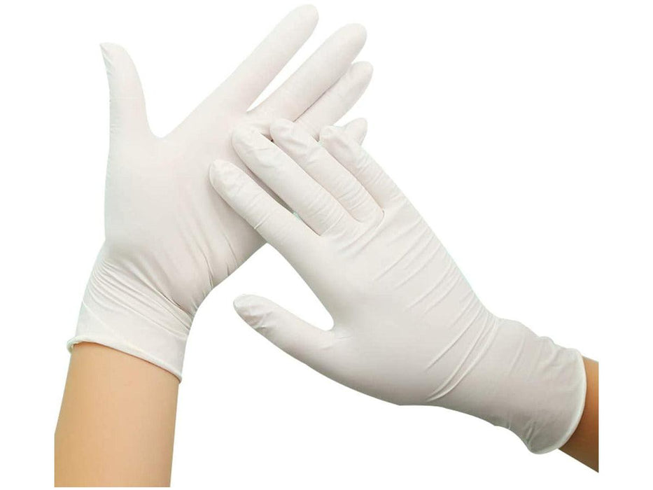 Latex Disposable Gloves, Large, 100pcs/pack