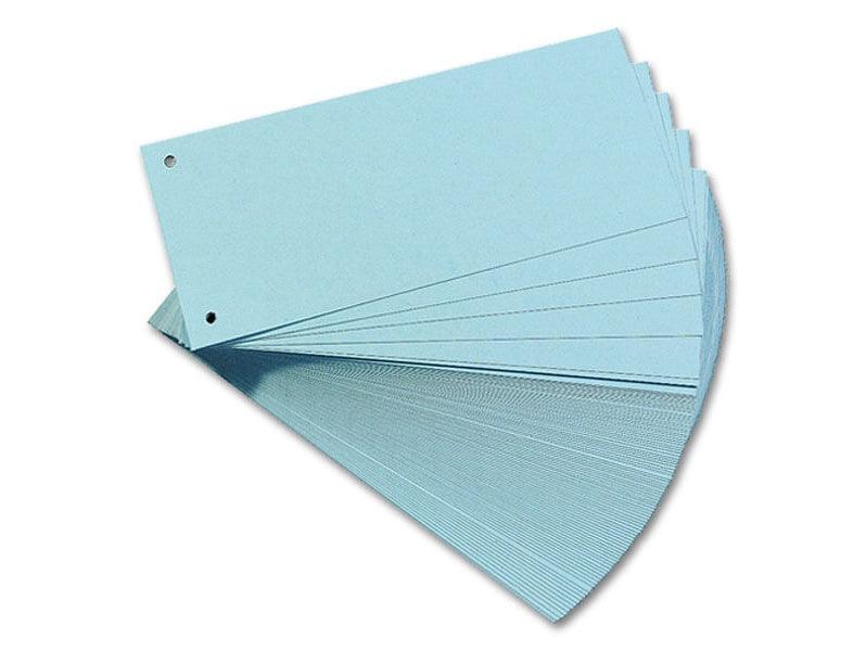 Cardboard File Divider Blue 100pcs Pack