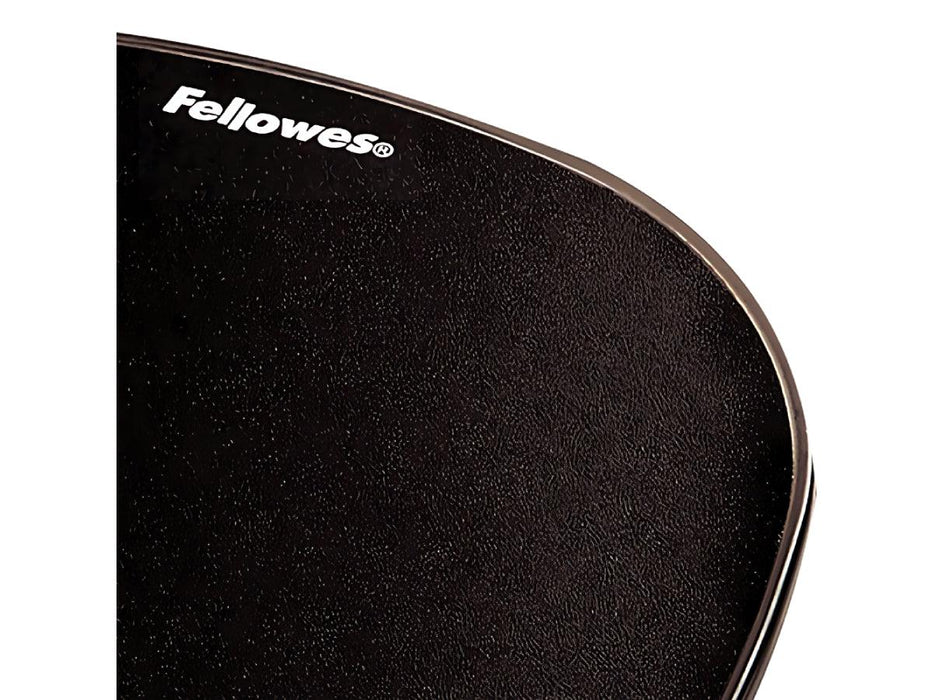 Fellowes Crystal Gel Mouse Pad Wrist Support, Black - FEL9112101 - Altimus